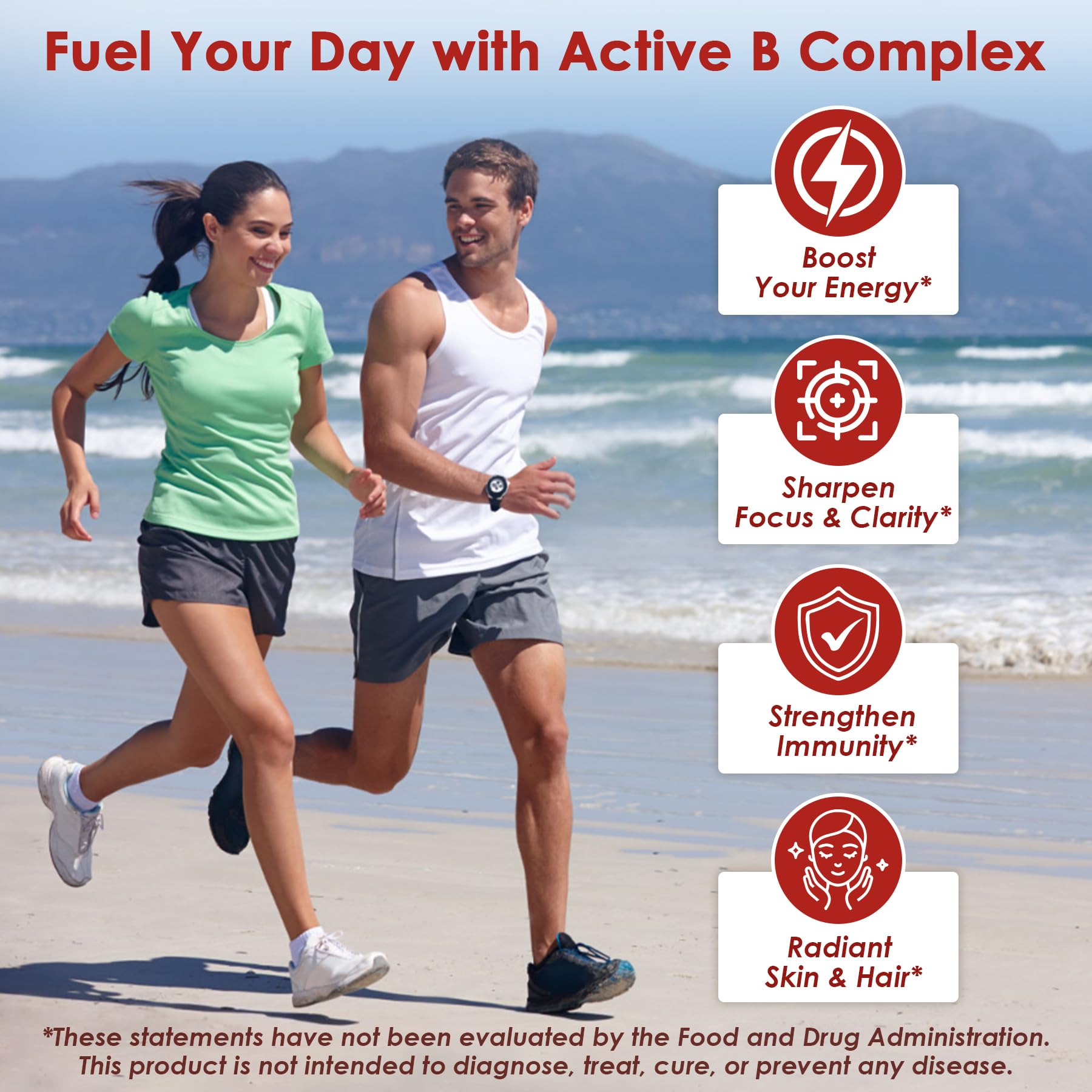 Vitamin B Complex Gummies – Vegan B Vitamins, 2000 mcg Methyl B12