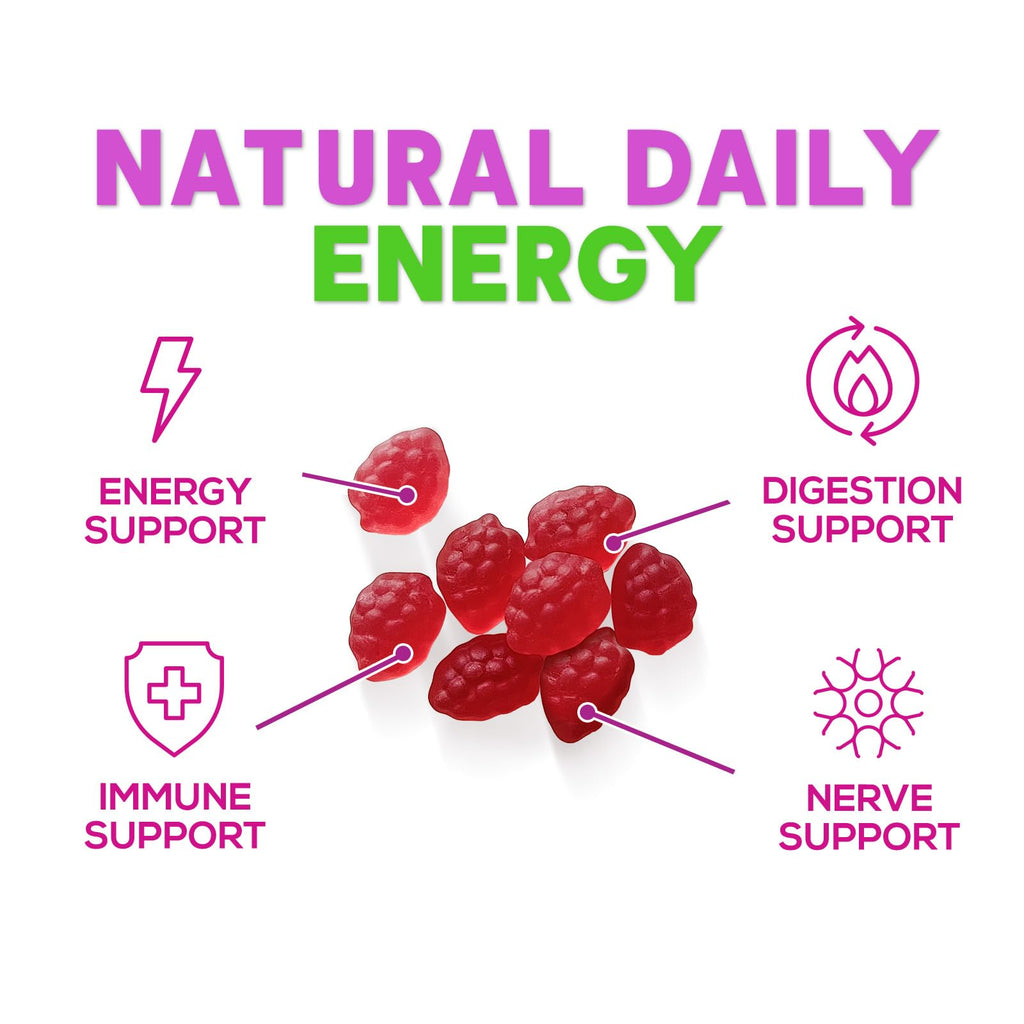 B12 Vitamins Energy Gummies 3000 mcg — Extra Strength B12 Gummy for Metabolism & Immune Support | 60 Gummies