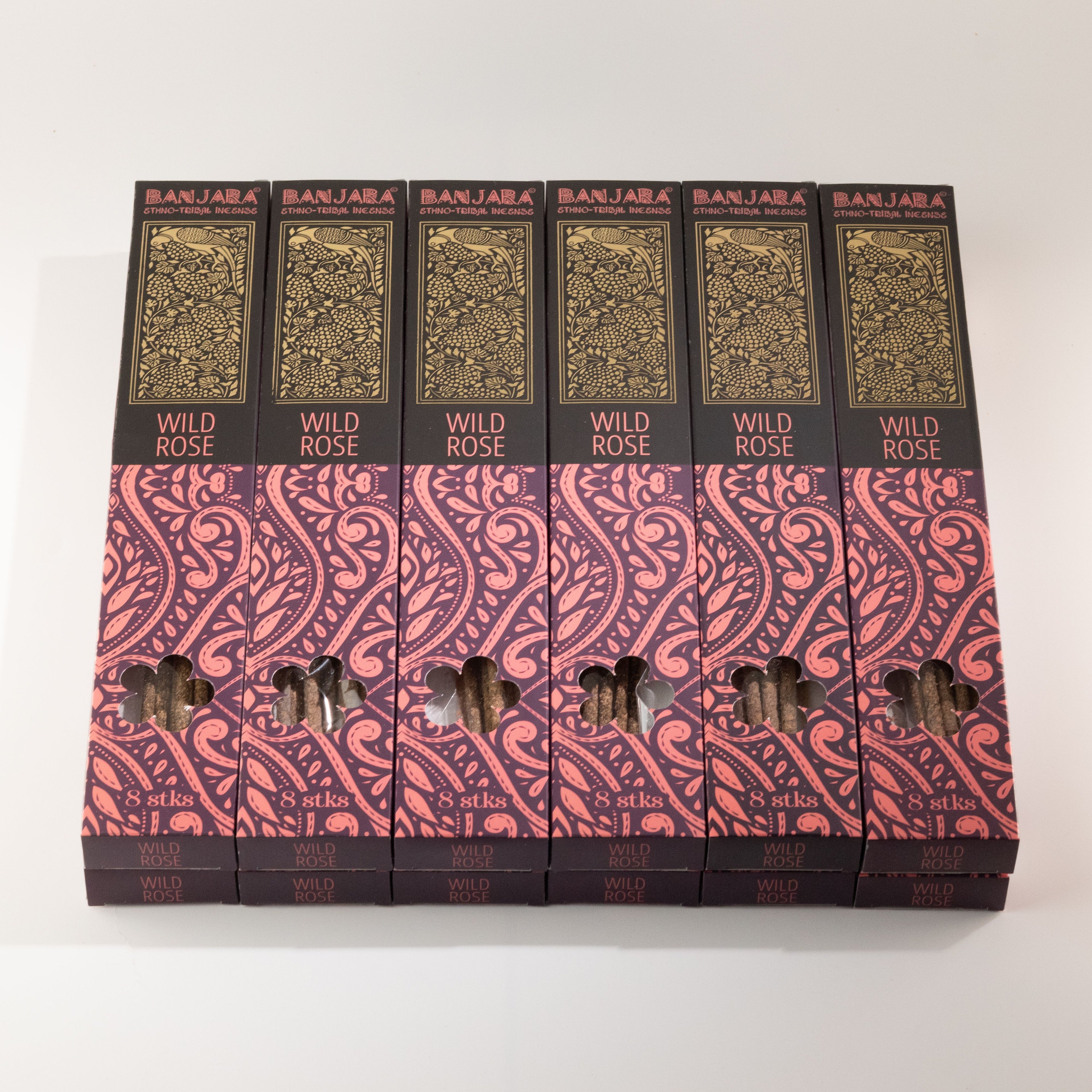 Banjara Extra Long Smudge Stick - Wild Rose