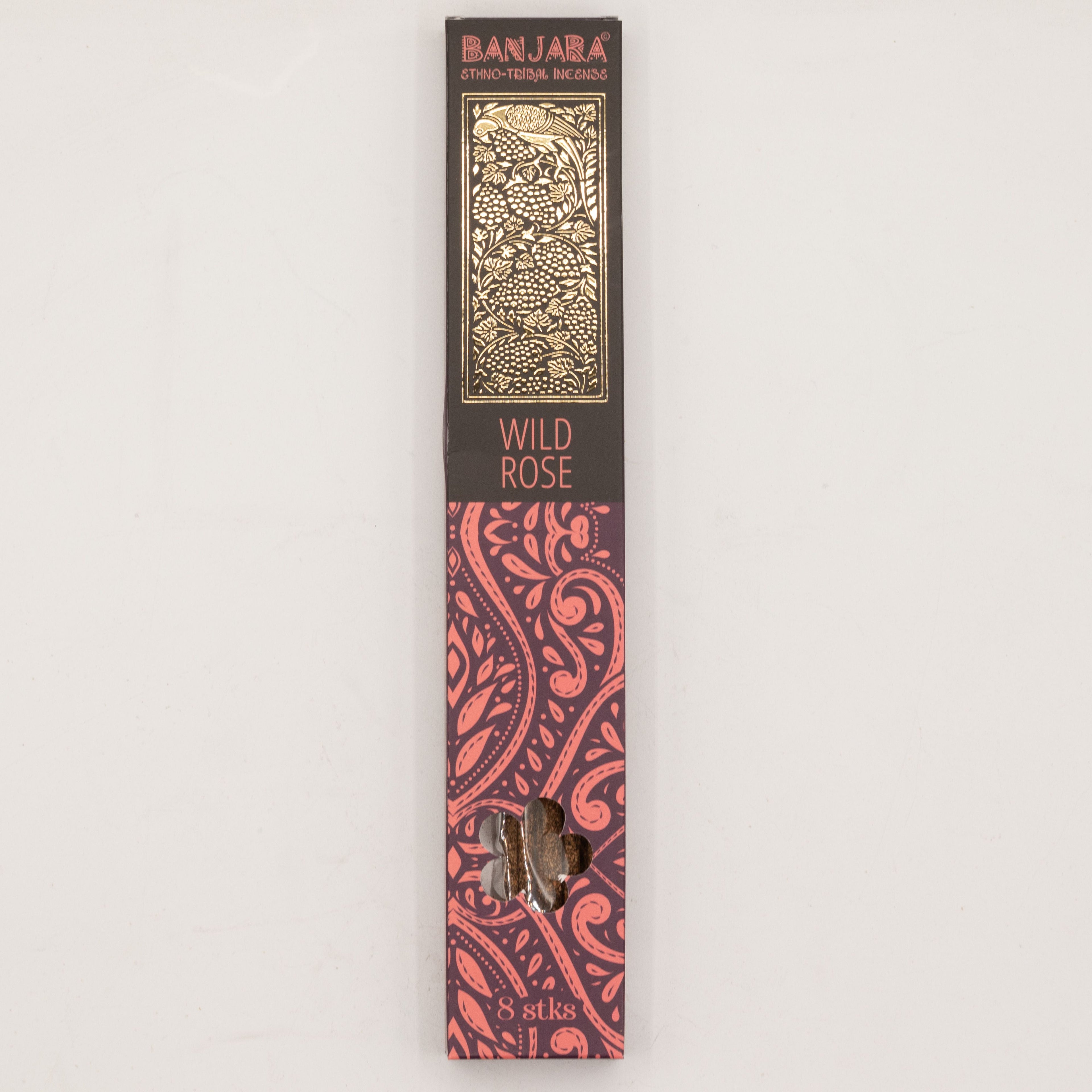 Banjara Extra Long Smudge Stick - Wild Rose