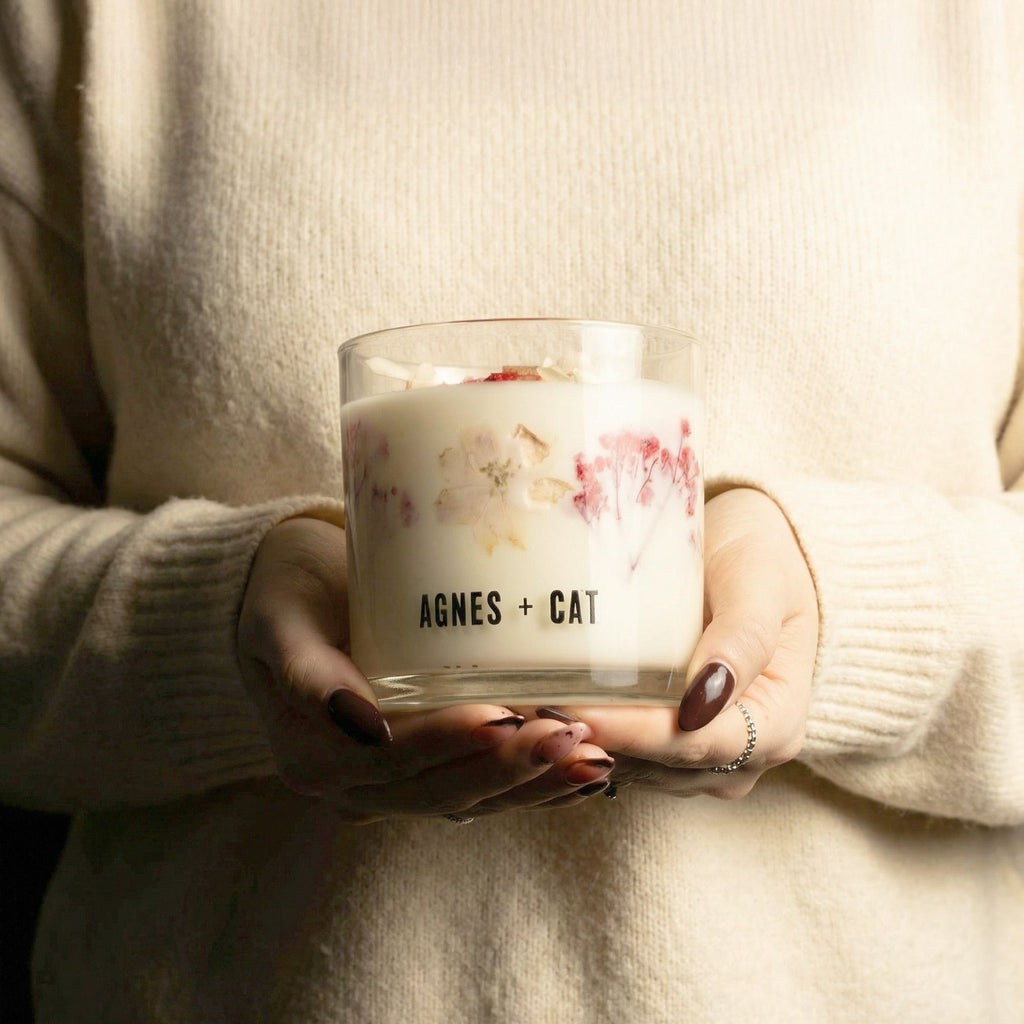Agnes + Cat Botanical Soy Wax Candle - Seasalt & Moss