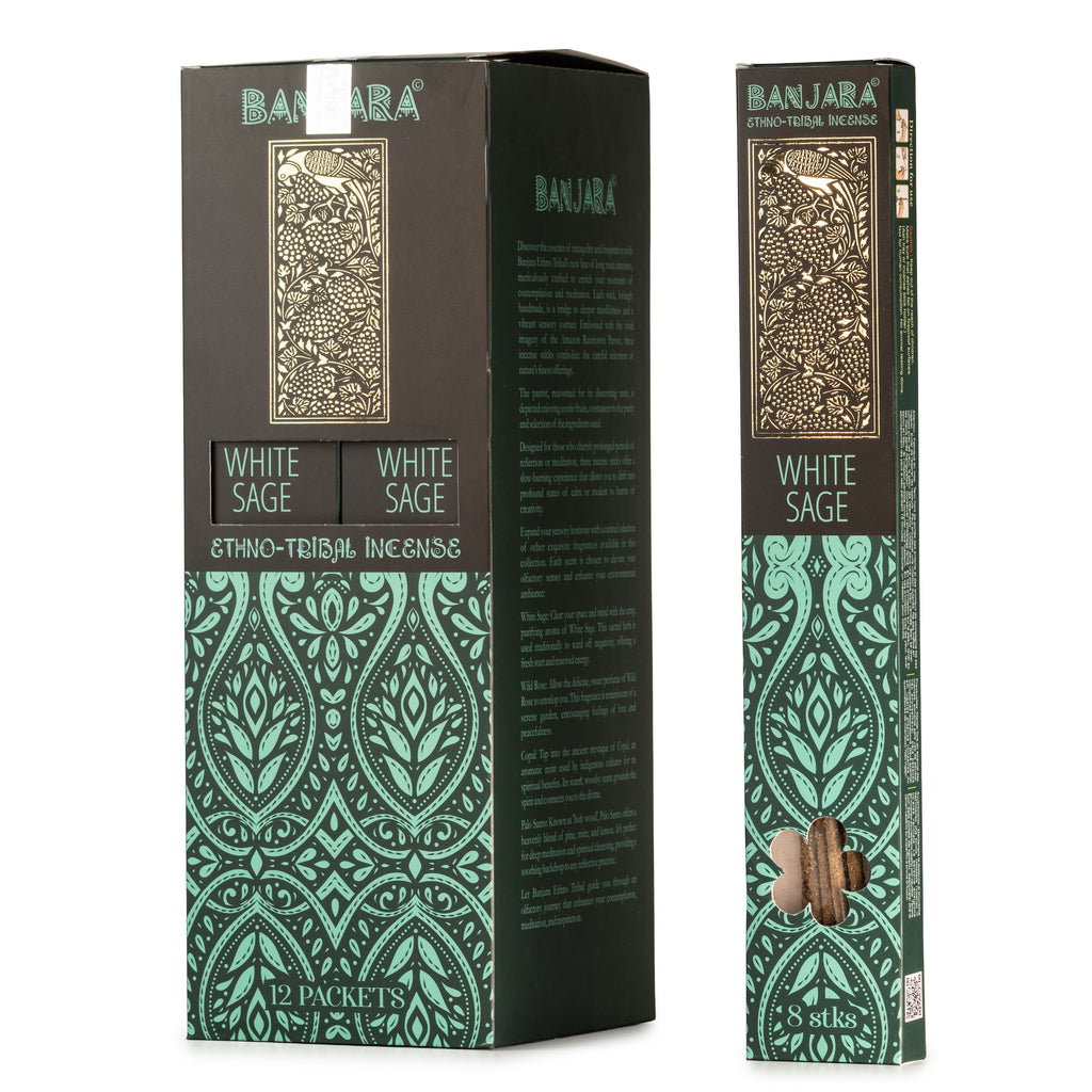 Banjara Extra Long Smudge Stick - White Sage