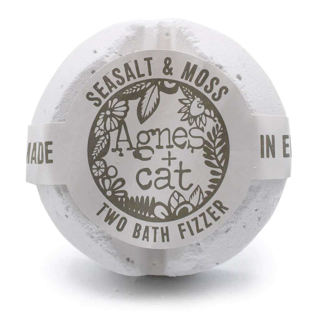 Agnes + Cat Bath Fizzer - Seasalt and Moss