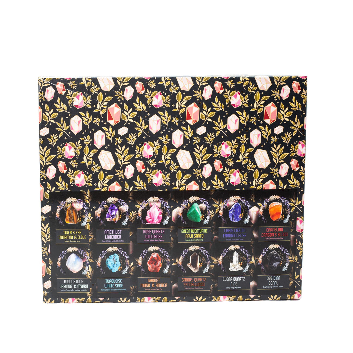 Banjara Cristal Gemas Incense Sticks - Obsidian Copal