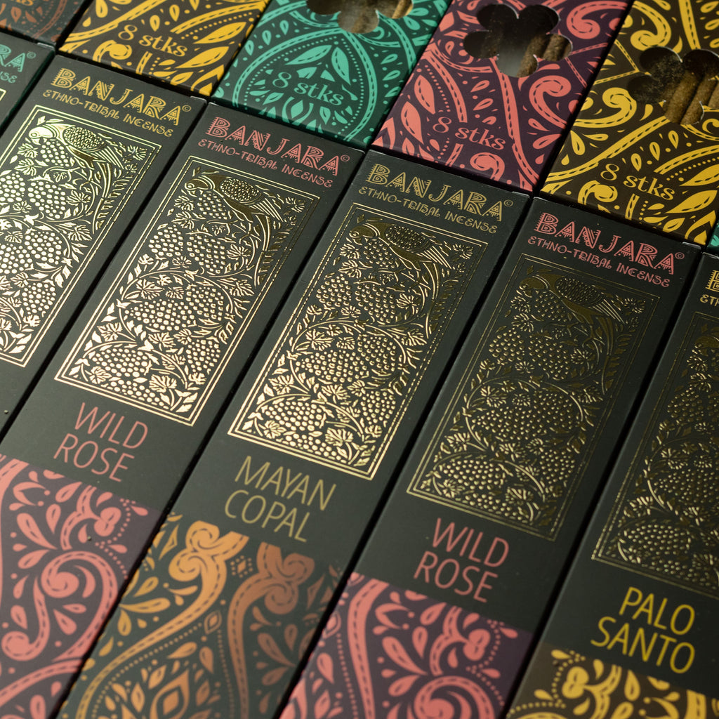 Banjara Extra Long Smudge Stick - Wild Rose