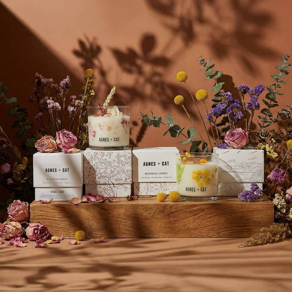Agnes + Cat Botanical Soy Wax Candle - Fellberry