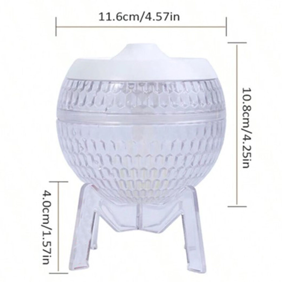 Clear Humidifer Mondo Planet - USB - Colour Change (down light)
