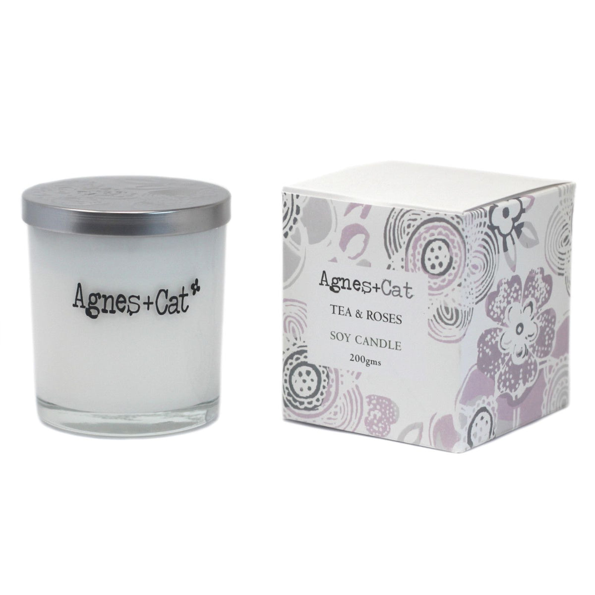 Agnes + Cat Votive Candle - Tea and Roses