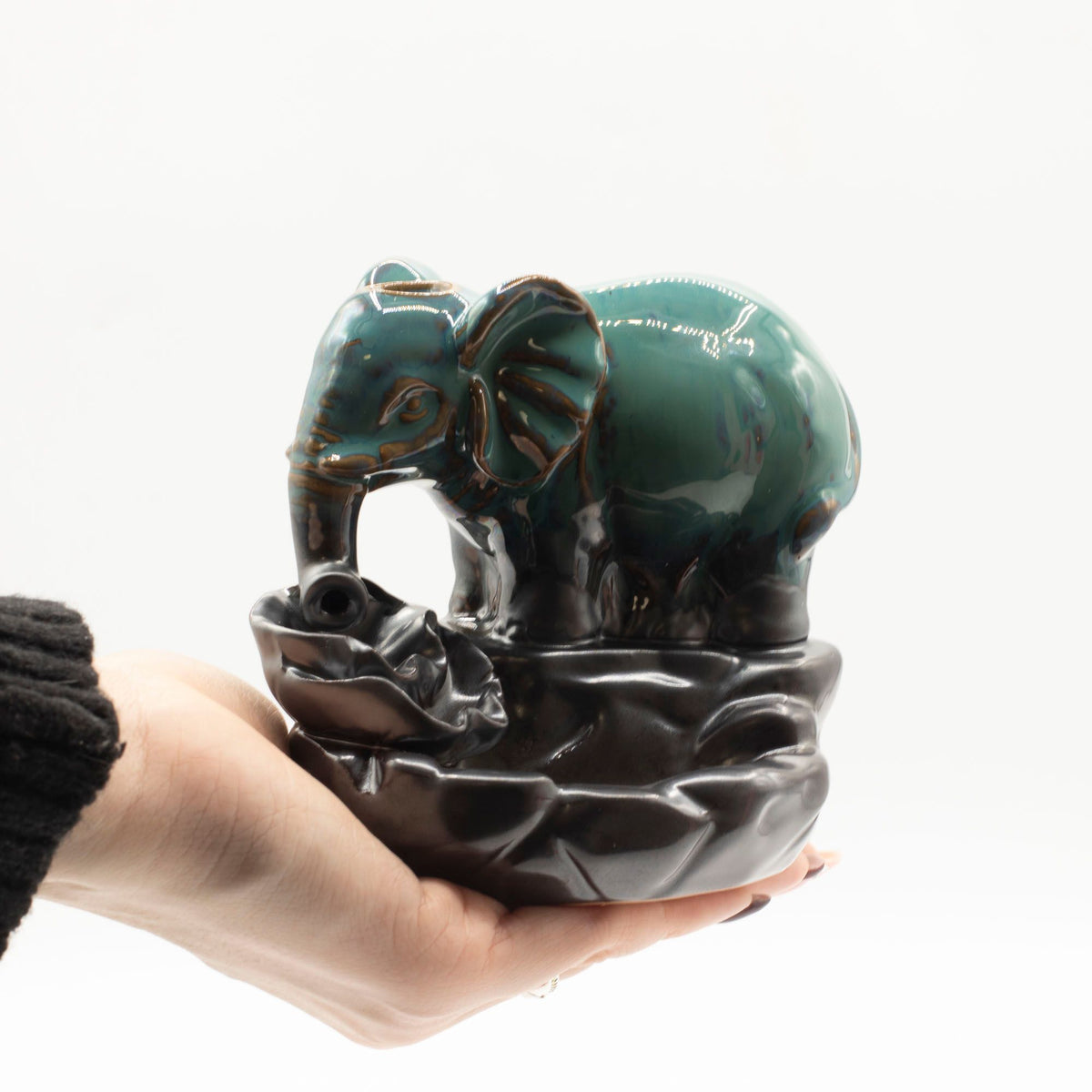 Backflow Incense Burner - Elephant at Pool