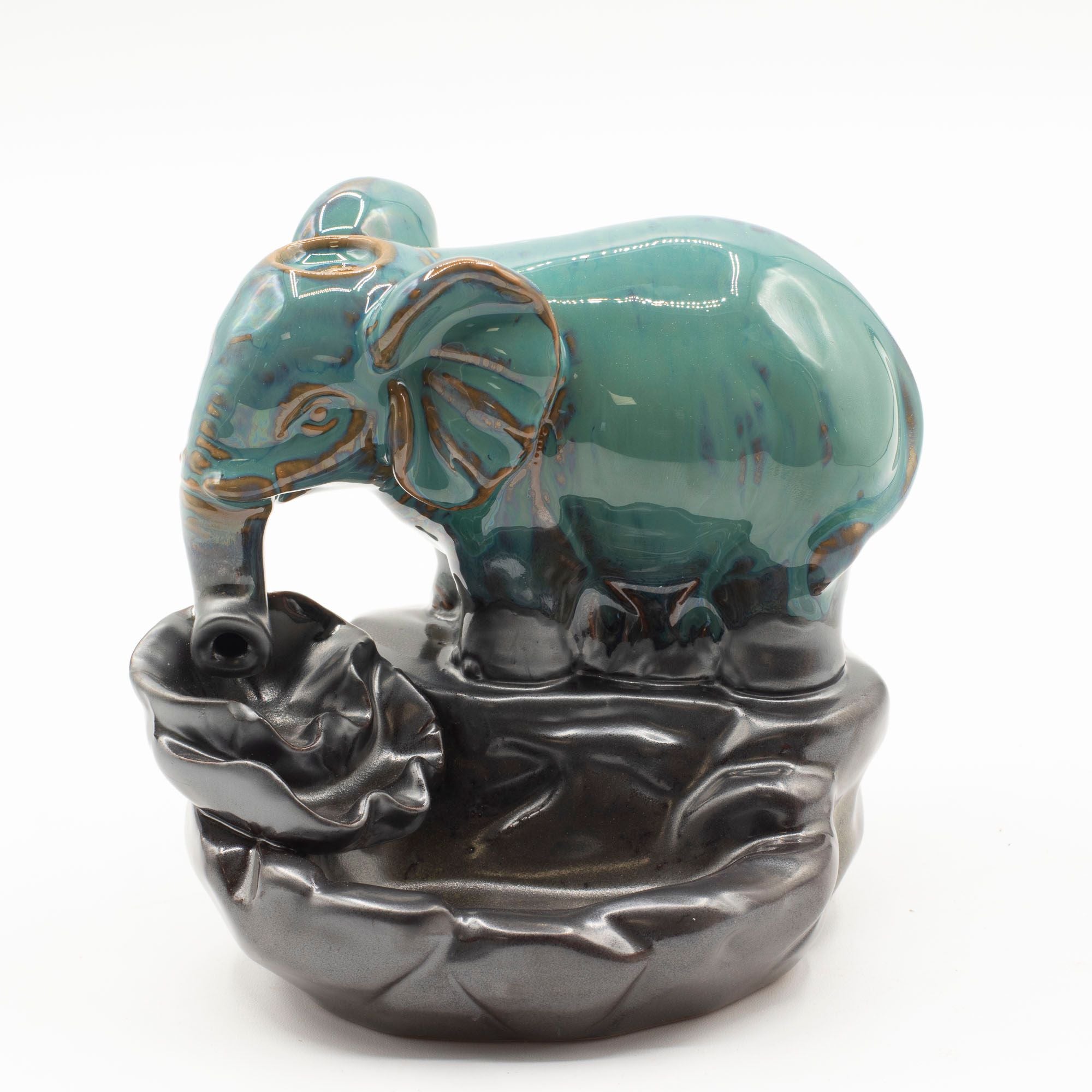 Backflow Incense Burner - Elephant at Pool