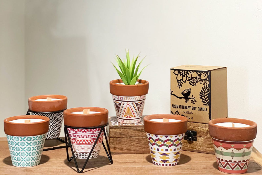 Agnes + Cat Herb Garden Candles - Rosemary