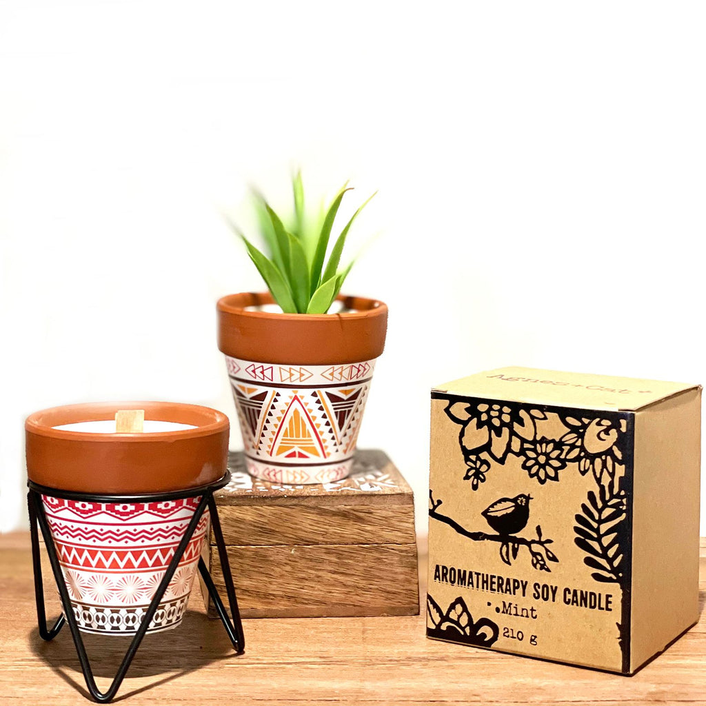 Agnes + Cat Herb Garden Candles - Rosemary