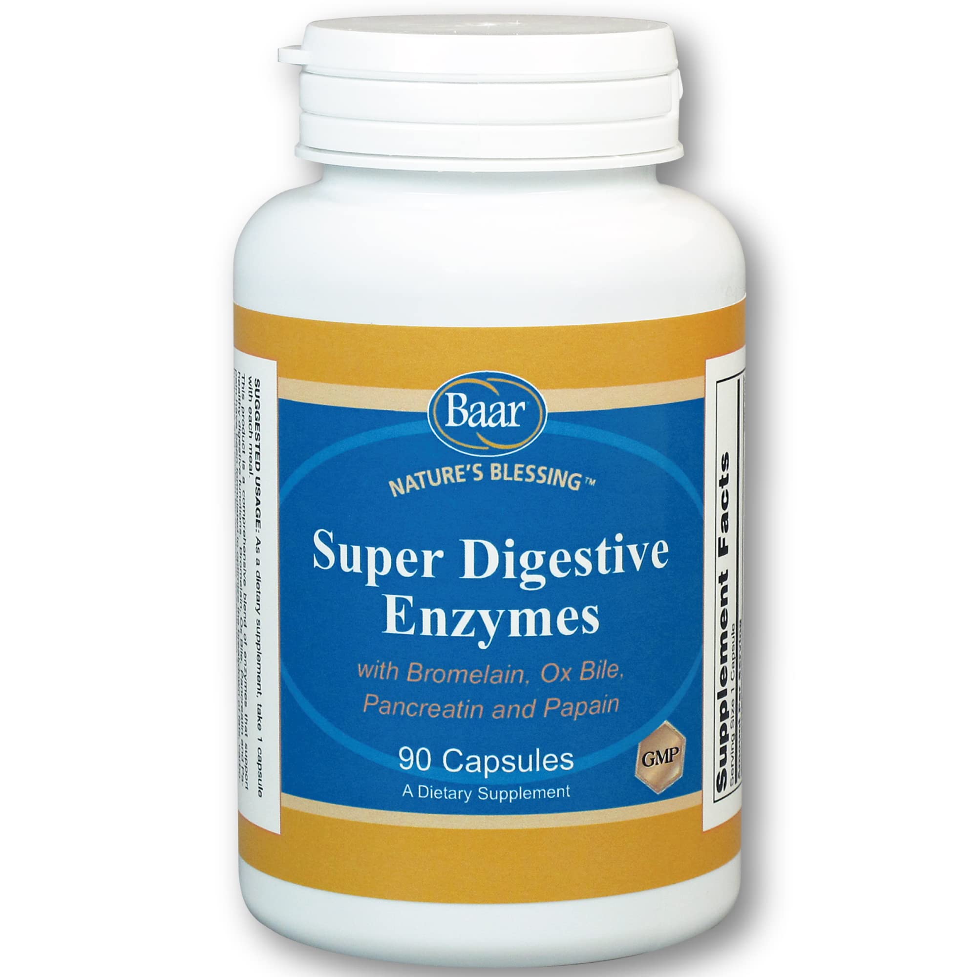 Baar Super Digestive Enzymes – 90 Capsules | Supports Digestive Health