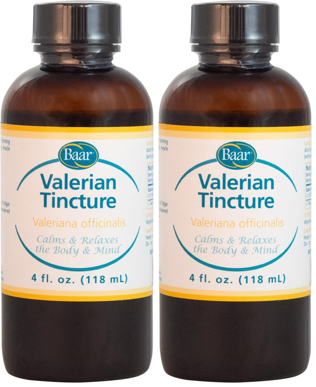 Baar Valerian Tincture – 4 oz (Pack of 2) – Natural Relaxant