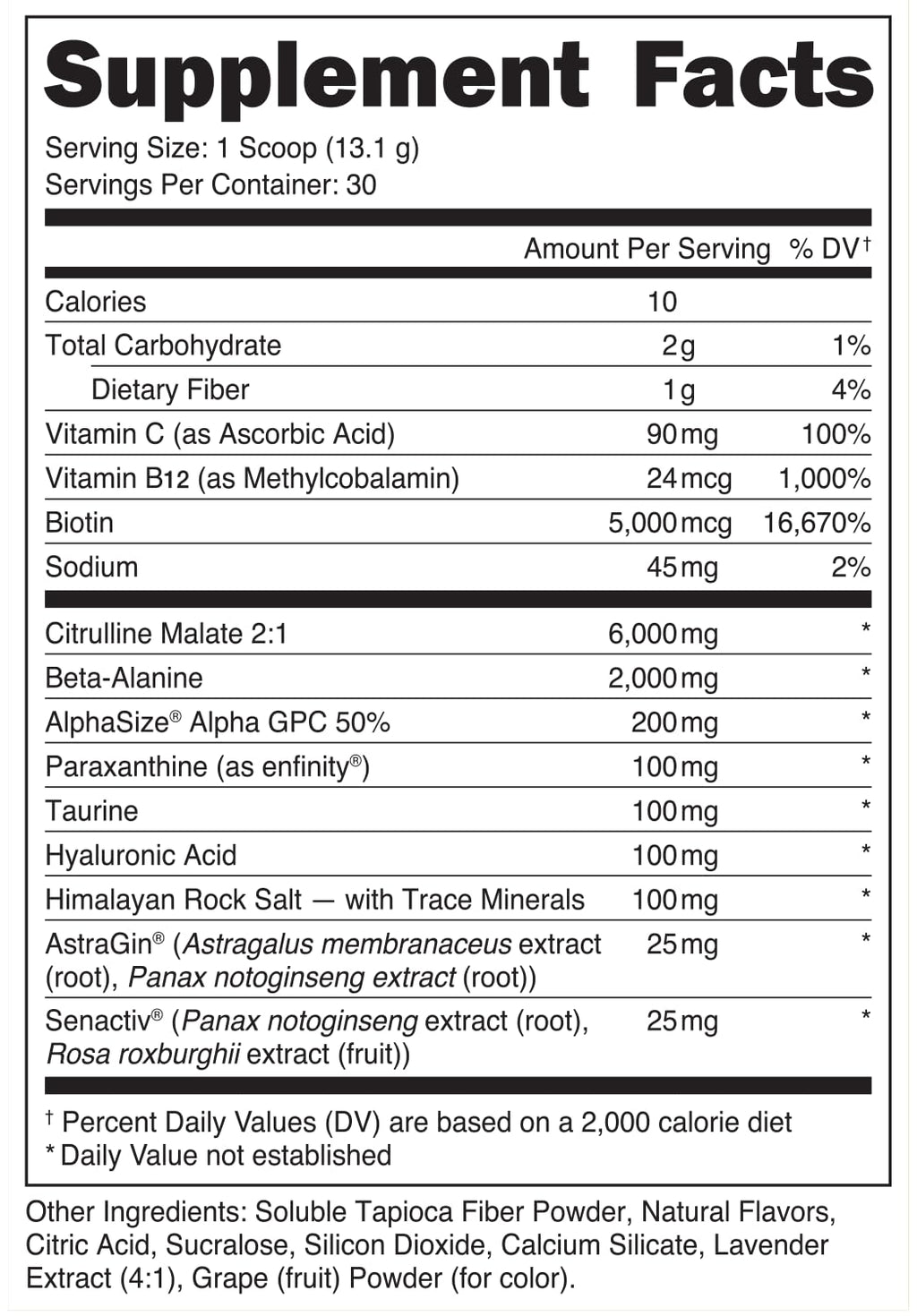 Babe Pre Workout for Women – Lavender Lemonade | 30 Servings, 13.9 oz