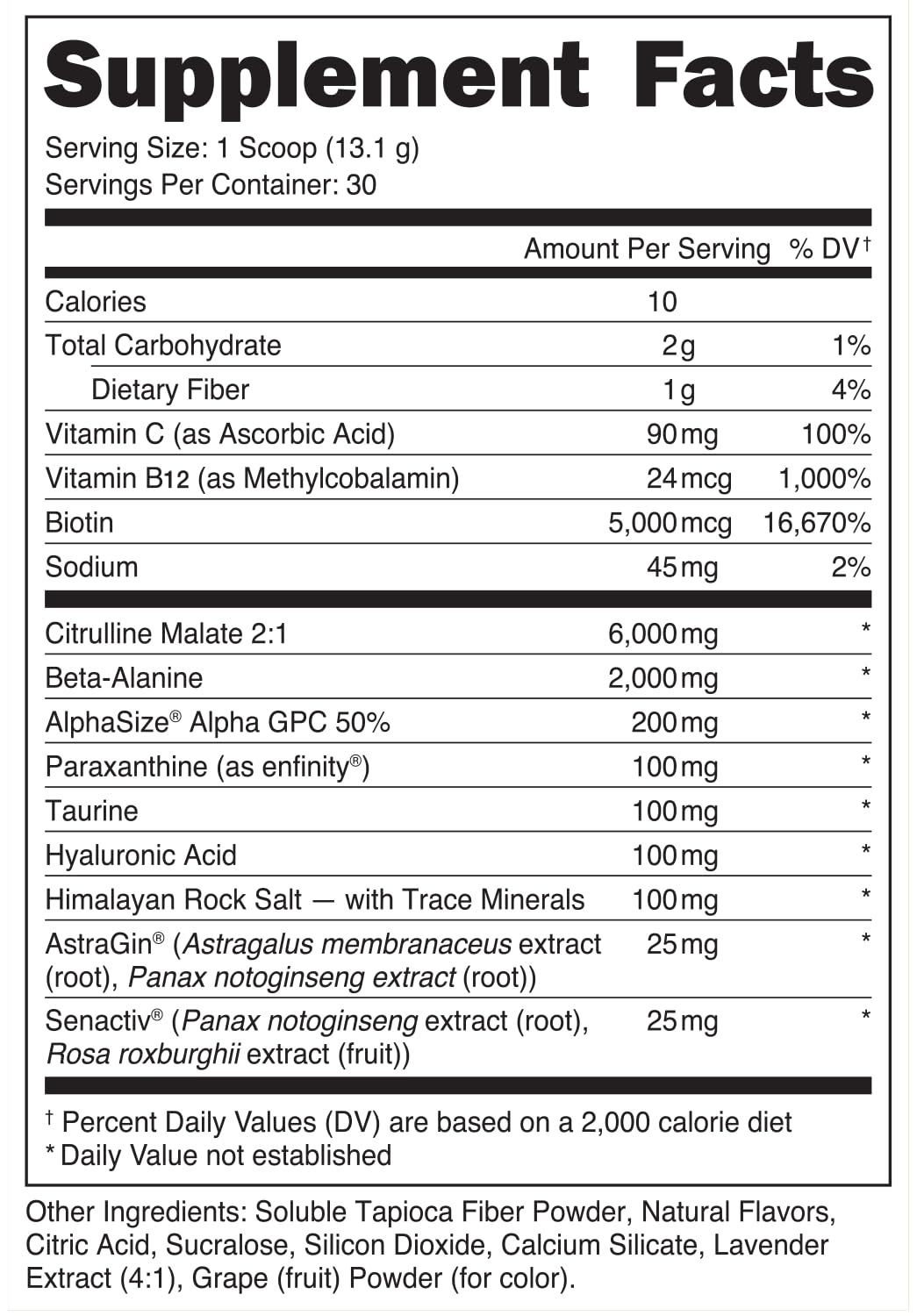 Babe Pre Workout for Women – Lavender Lemonade | 30 Servings, 13.9 oz