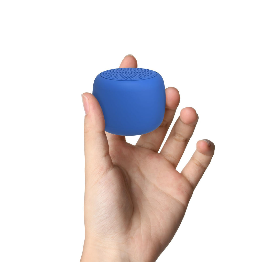 BABELIO Pocket White Noise Machine – 15 Non-Looping Sounds, Timer, Memory (Navy)