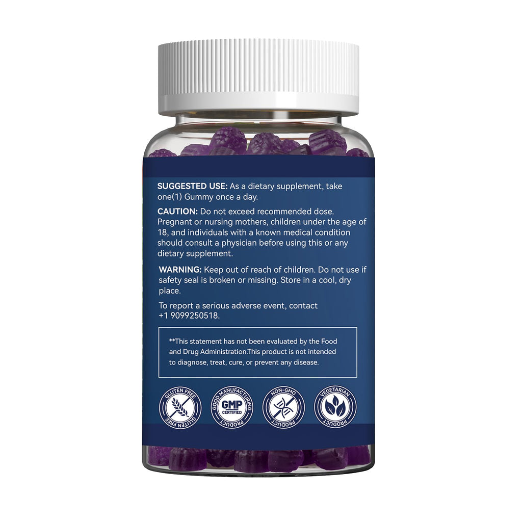Babivek Melatonin Gummies 10mg – Sleep Support, Berry Flavor, 60 Count