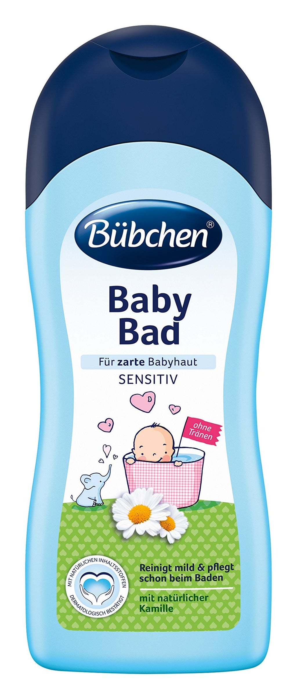 Baby Bath 1000ml Foam Bath by Bubchen – Gentle Chamomile & Rosemary