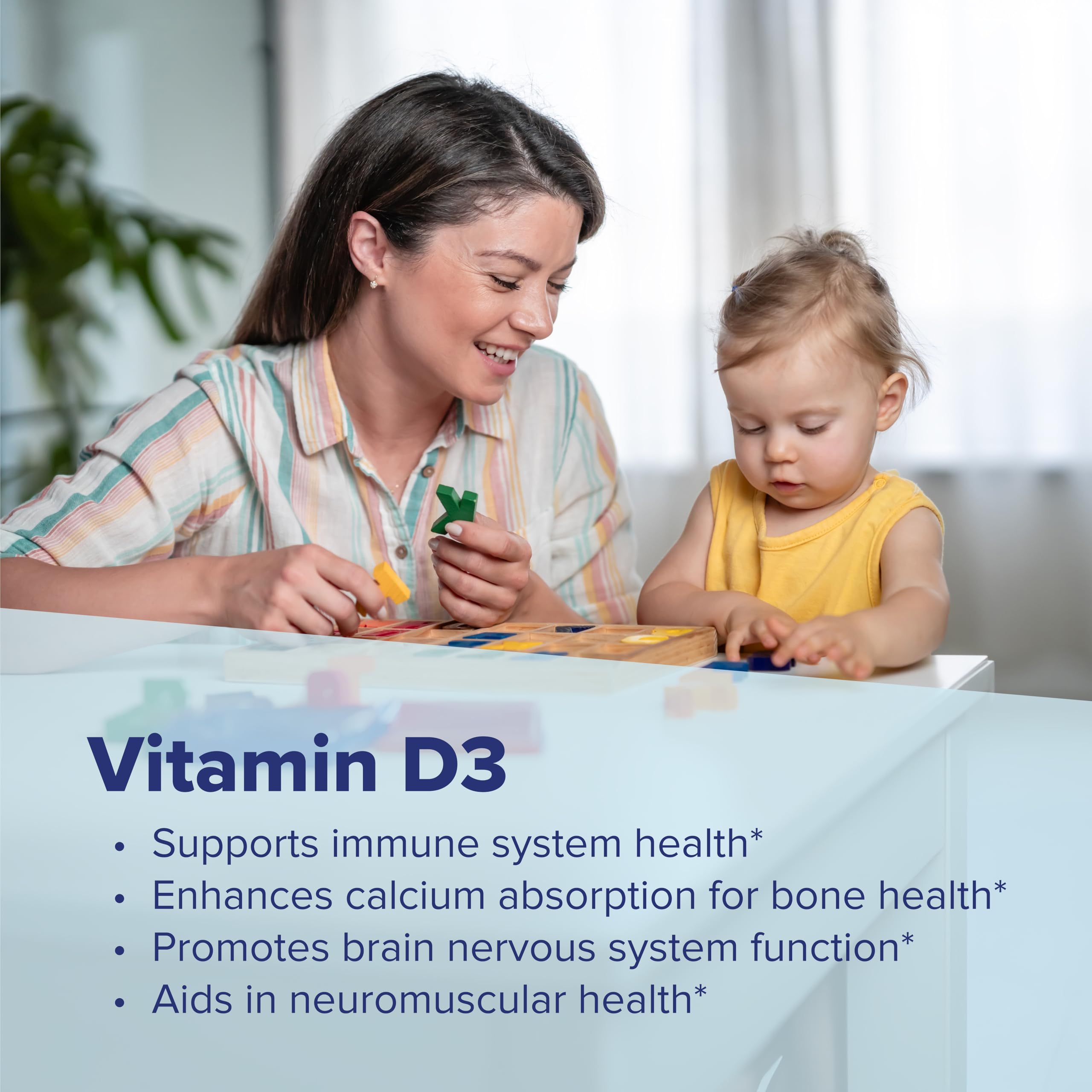 Superior Source Baby D3 Vitamin - Immune Support | Instant MicroLingual Tablets
