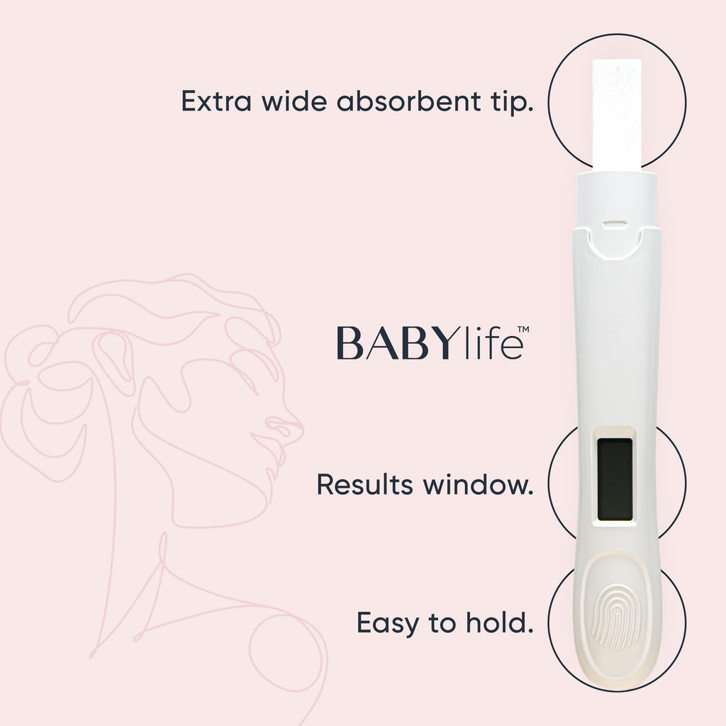 Baby Life Digital Pregnancy Test - Fast & Accurate Urine Detection - 1 Count