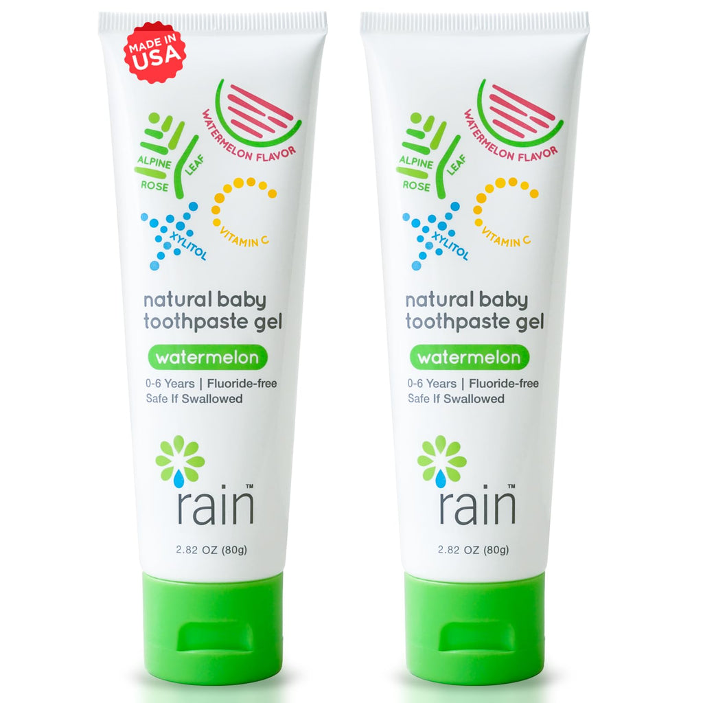 Baby Toothpaste 6-12 Months - Fluoride Free Training Gel (2.8 oz)