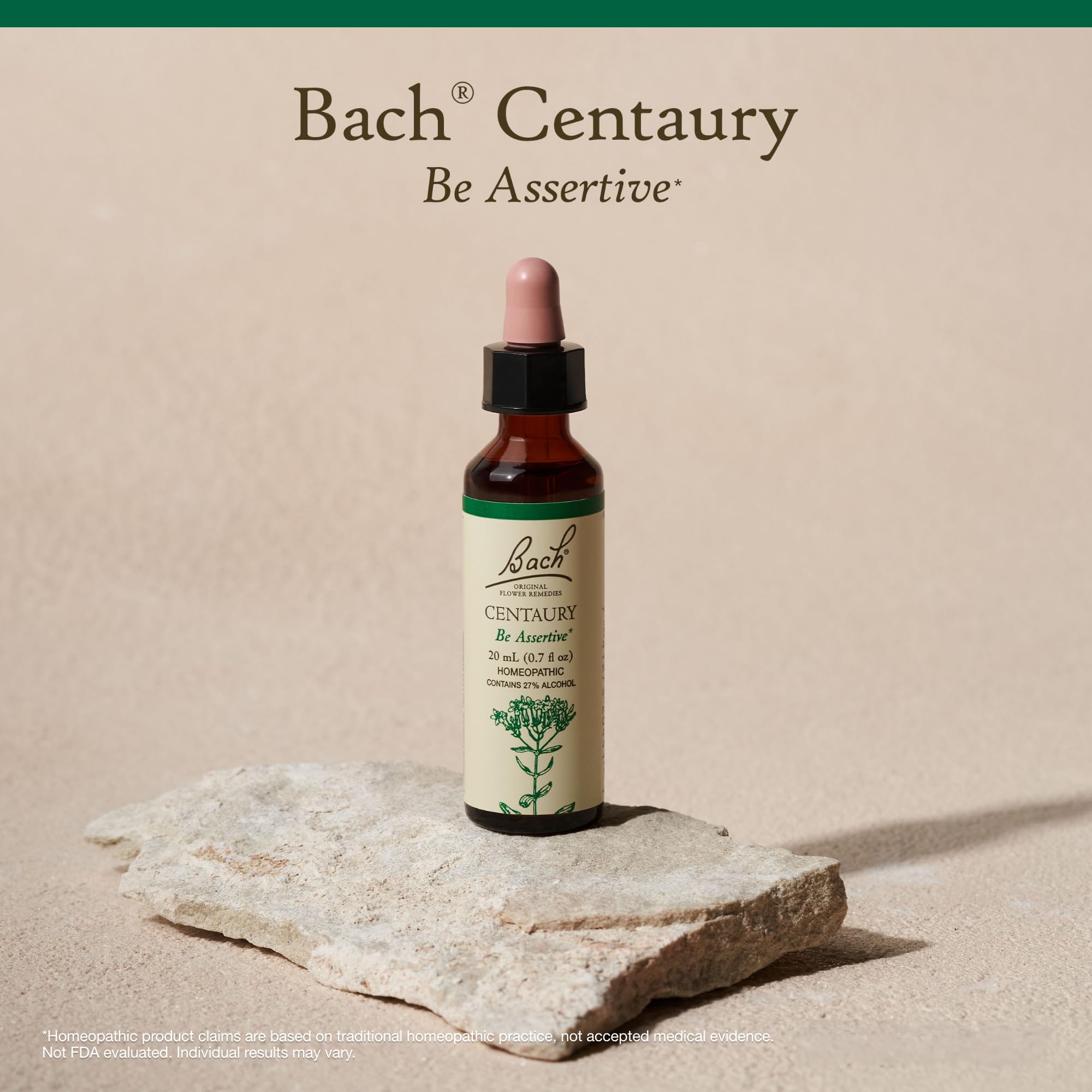 Centaury Bach Original Flower Remedies – Be Assertive (20mL Dropper)