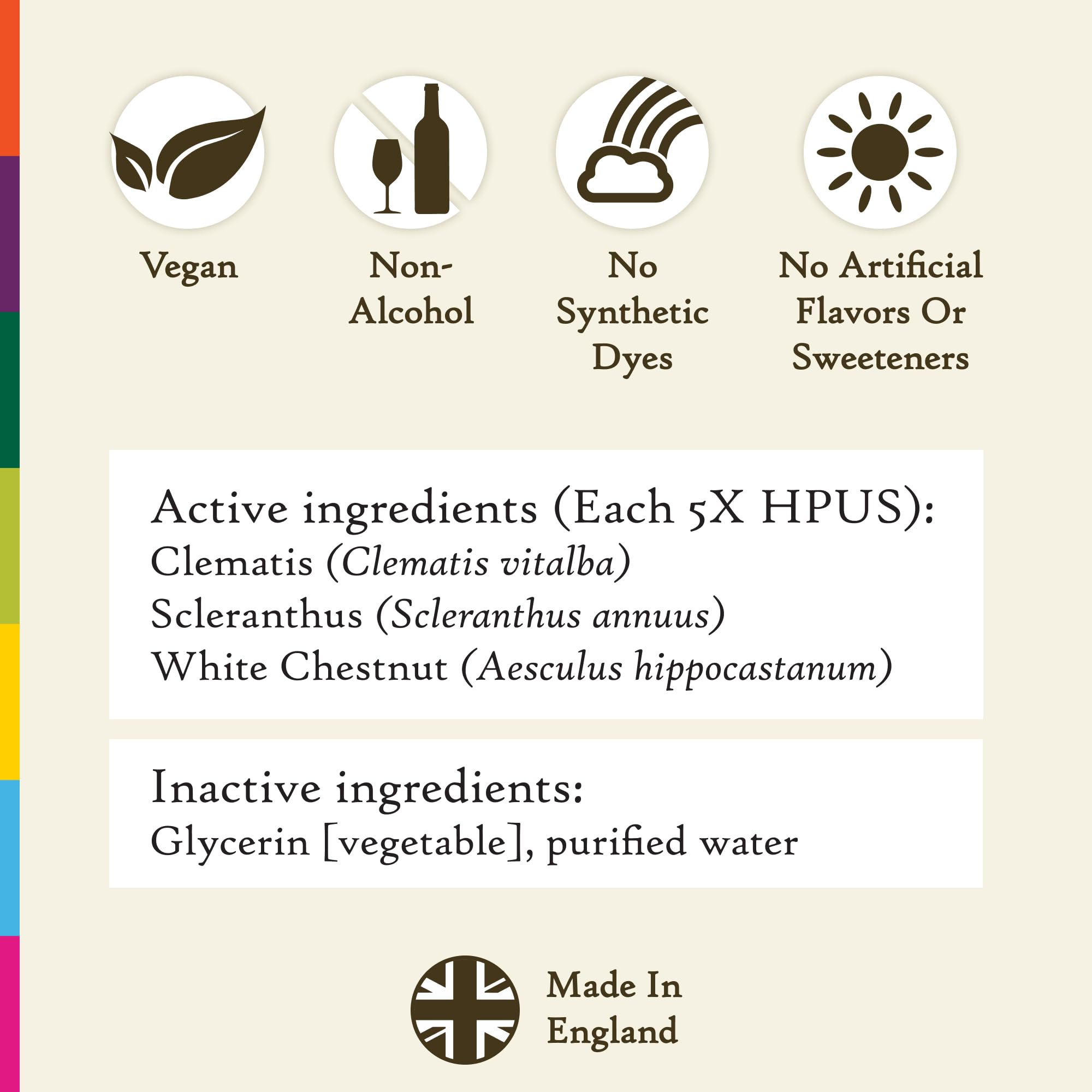 Bach Original Flower Remedies - Clarity Of Mind Trio Kit (Non-Alcohol, 3 x 10mL)