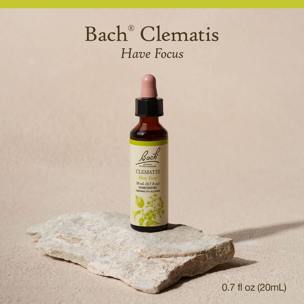 Bach Clematis Have Focus - Original Flower Remedies | 20mL Dropper