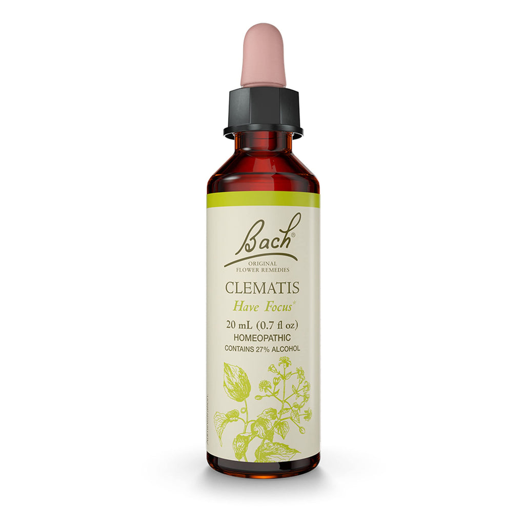 Bach Clematis Have Focus - Original Flower Remedies | 20mL Dropper