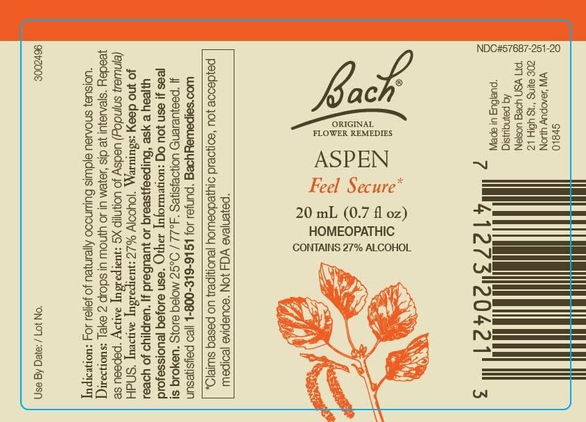 Bach Original Flower Remedies 2-Pack - Find Your Safe Place (Rock Rose & Aspen) - 20mL Dropper x2 - Vegan