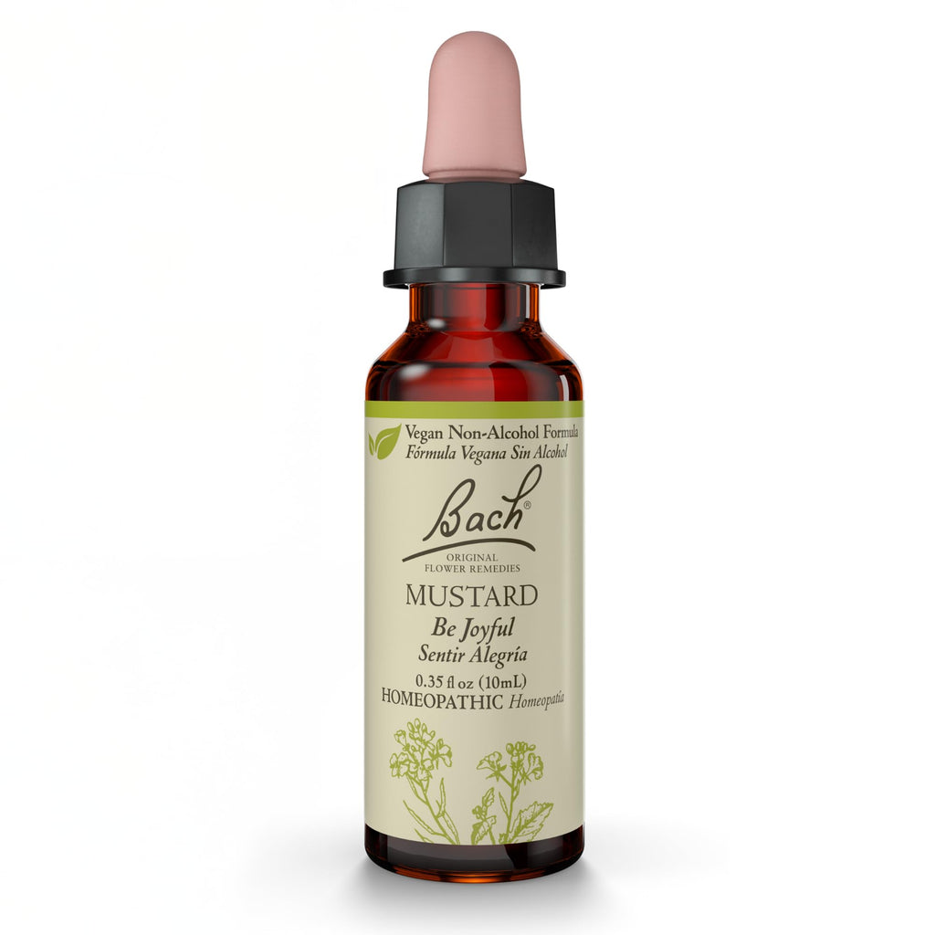 Bach Mustard Flower Remedy - Non-Alcohol Formula | Be Joyful 10mL