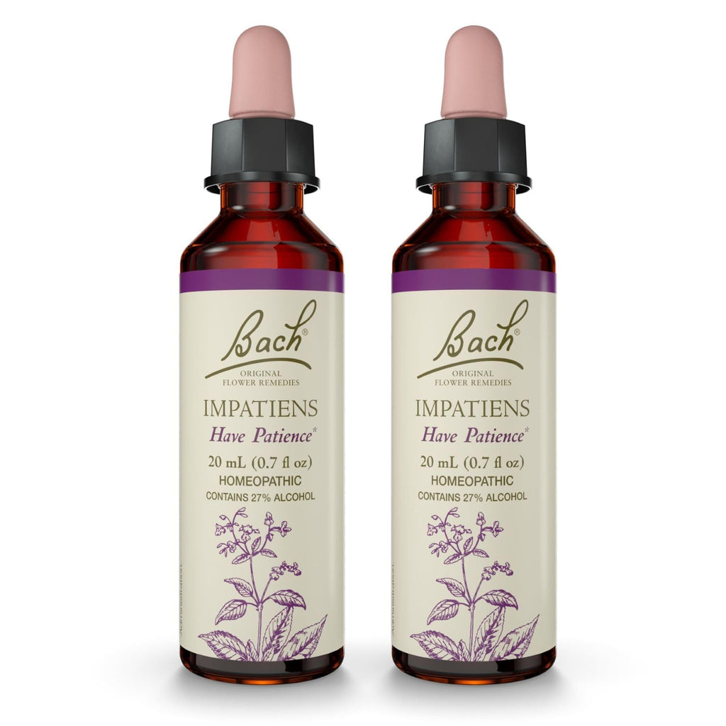 Bach Impatiens Original Flower Remedies – 20mL Dropper (2-Pack) – Have Patience