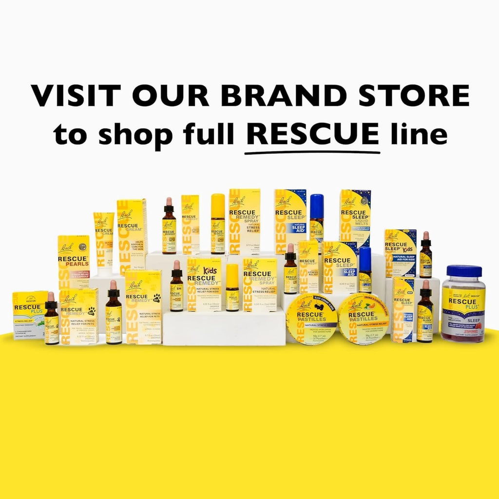 BACH RESCUE PLUS Sleep & Stress Gummies – 60 Count, 1 mg Melatonin, Vegan