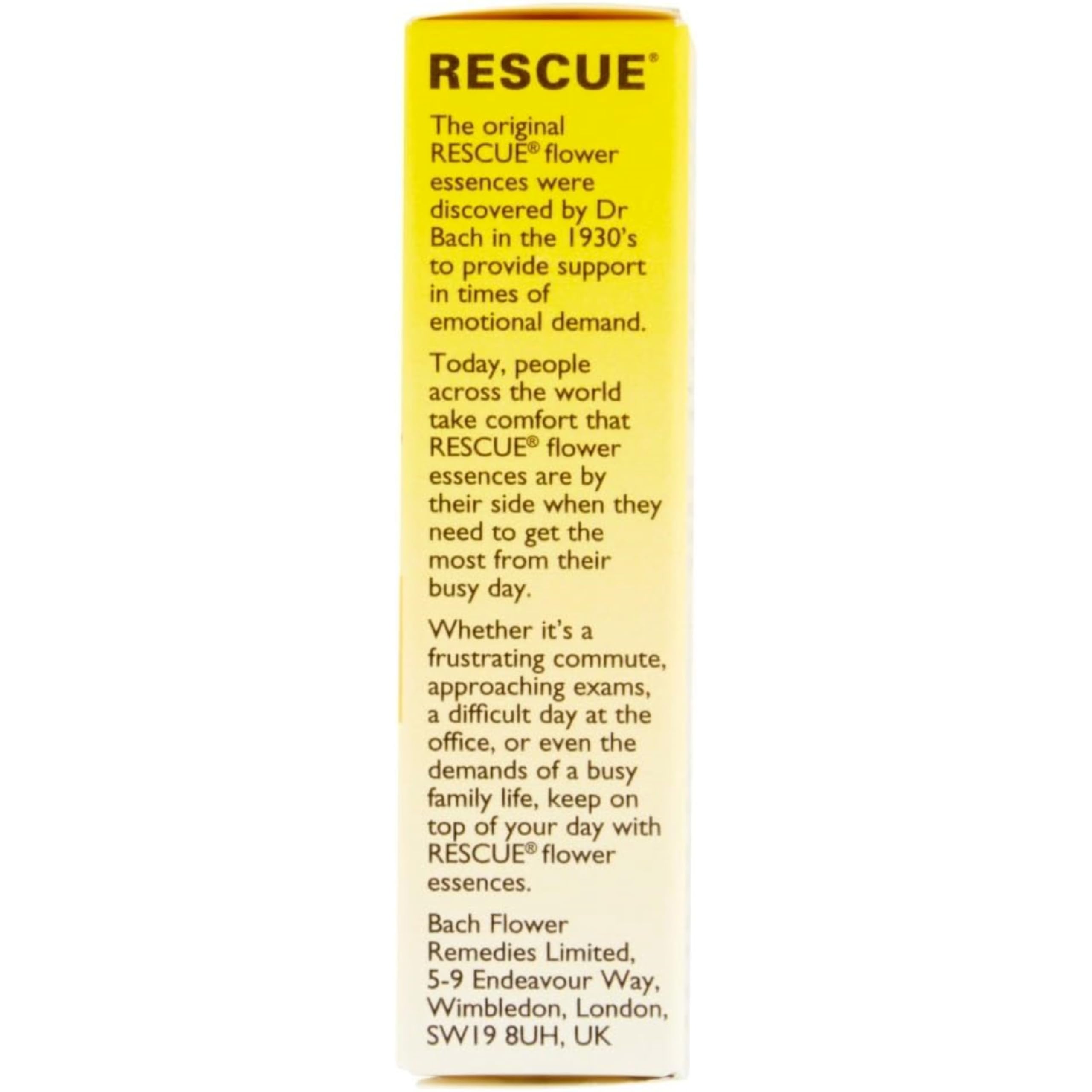 Bach Rescue Remedy Rescue Spray 20 ml - Organic, Non-Aerosol Pump