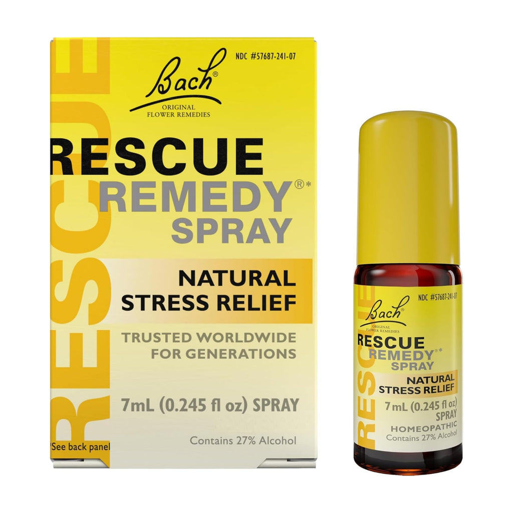 Bach Rescue Remedy Spray 0.245 Fl Oz – Homeopathic Calming Spray