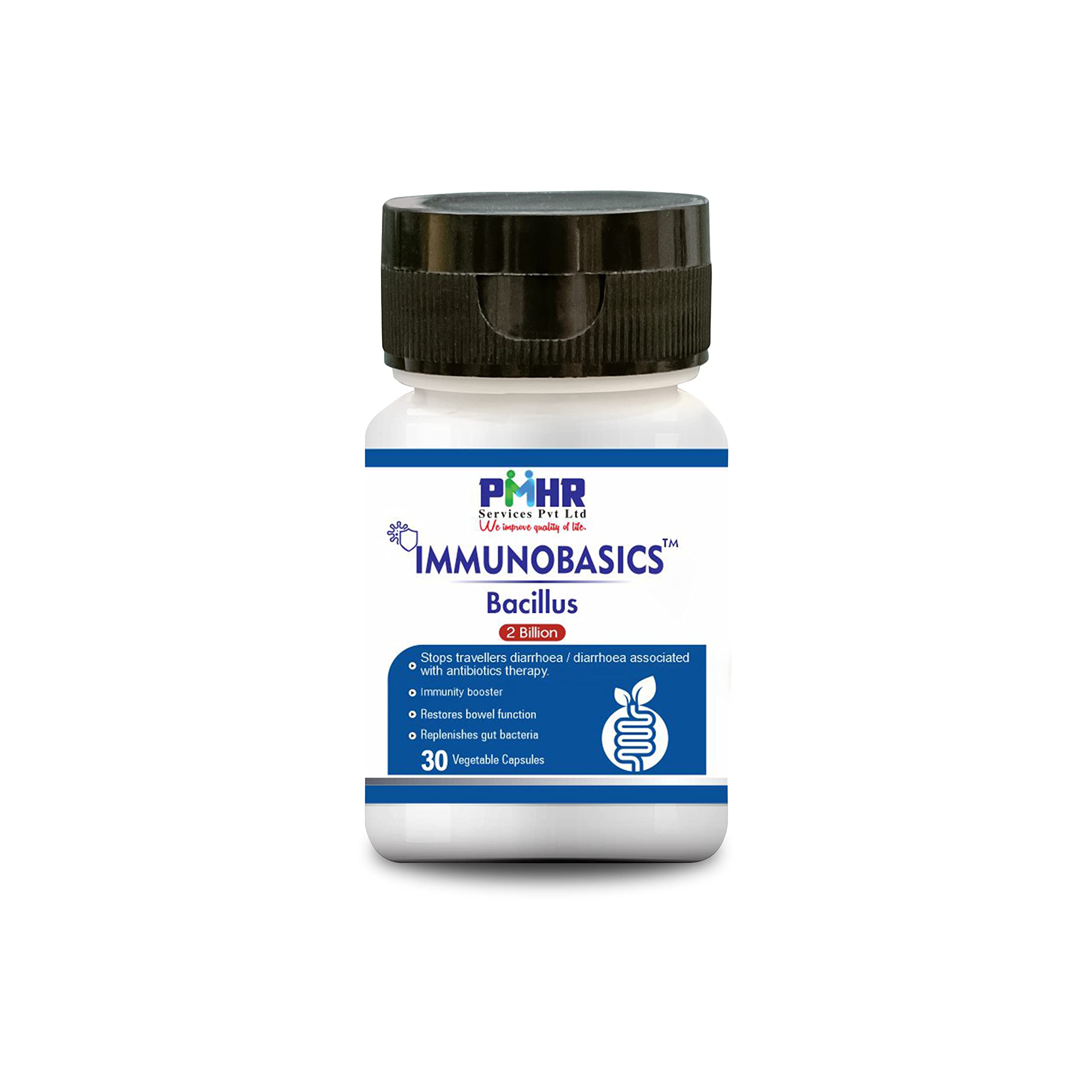 Bacillus Clausii 2B CFU Probiotics Capsules | Digestive Health | 30 Veg Capsules