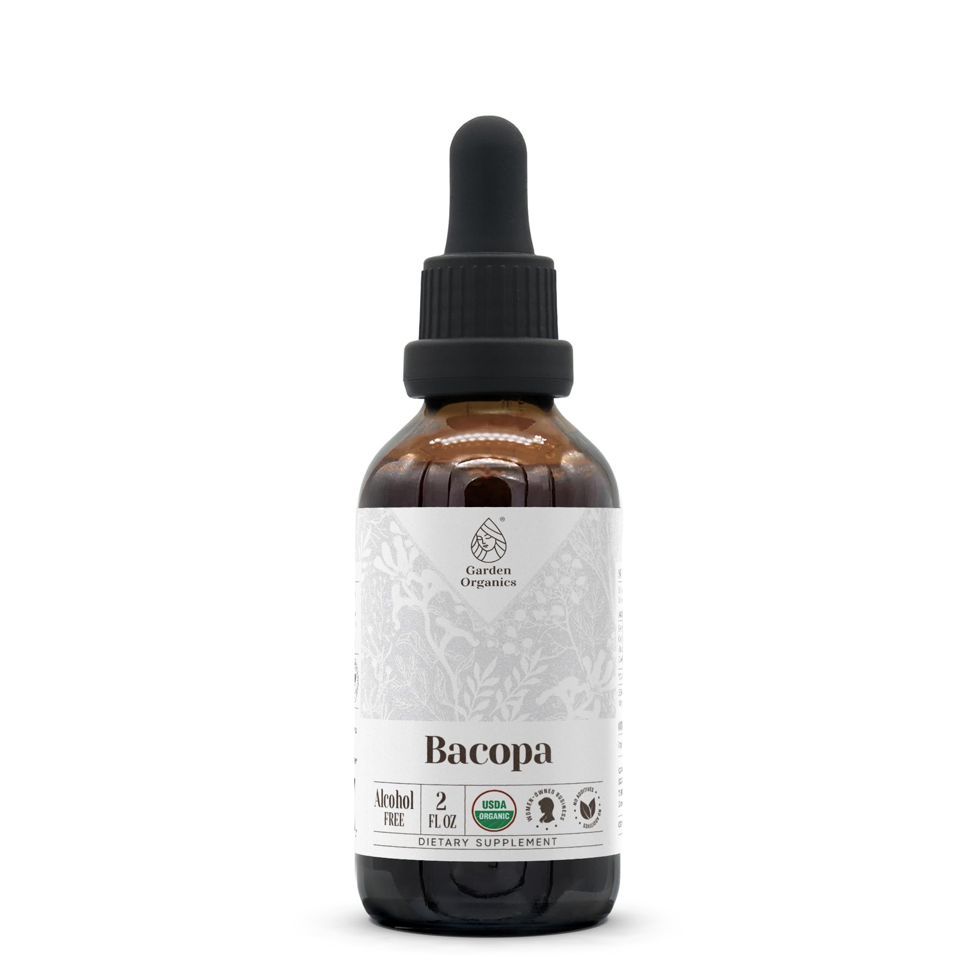 Bacopa USDA Organic – Alcohol-Free Tincture for Cognitive Support