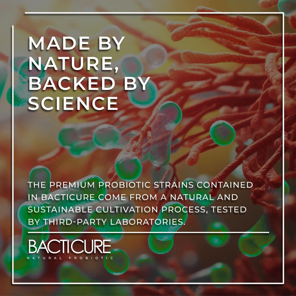 Bacticure Immune Support - 4 Bottles x 60 Capsules, Patented Formula