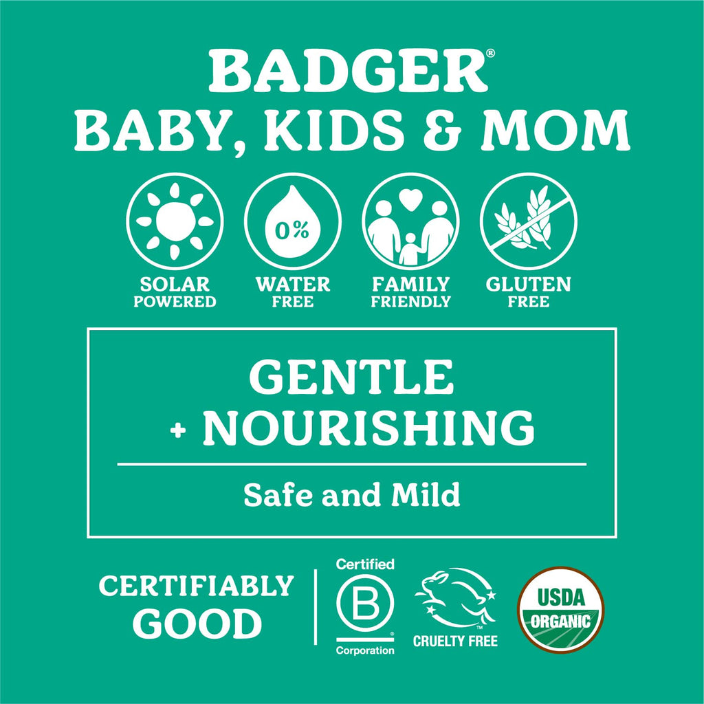 Badger Night Night Balm Chamomile & Lavender – Organic Kids Sleep Balm, 2 oz (2 Pack)