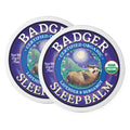 Badger Sleep Balm – Organic Lavender & Bergamot Aromatherapy for Adults & Kids | .75 oz Tin, 2-Pack