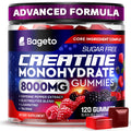Bageto Creatine Monohydrate Gummies Complex 8000mg – Berry Flavored Vegan Chewables (120 Gummies)