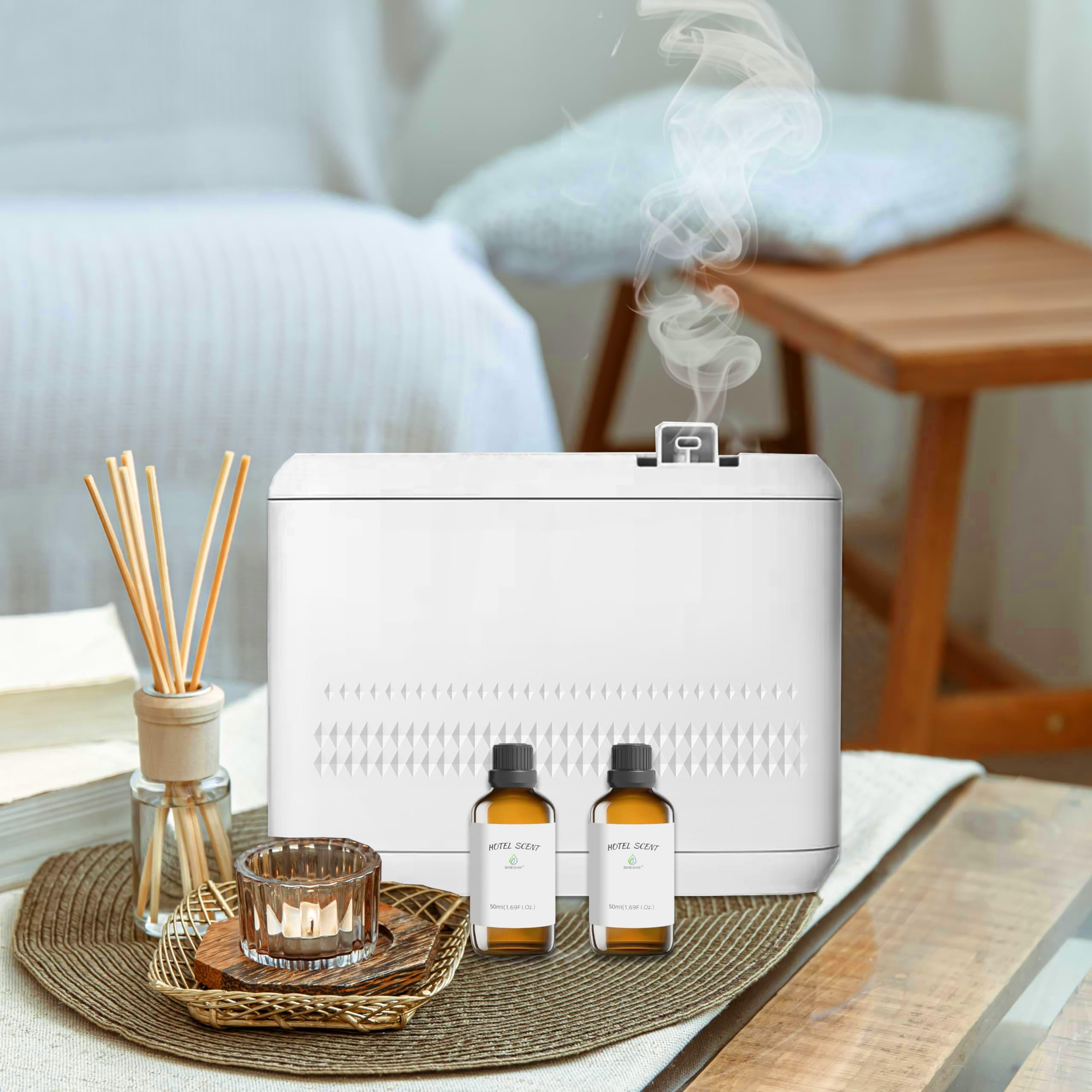 BAIESHIJI Santal Scent Essential Oil for Diffusers – Luxury Hotel-Grade Woodsy Aroma