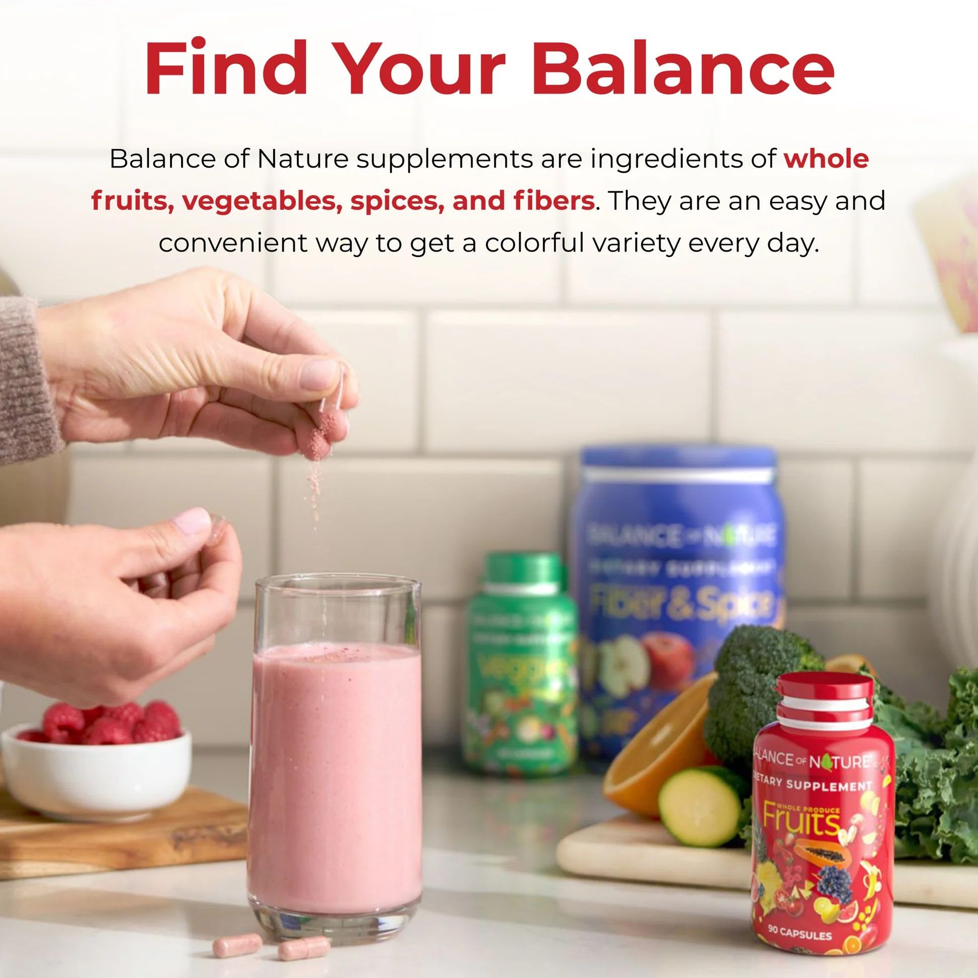 Balance of Nature Whole Fruits Supplement with Superfood Fruits