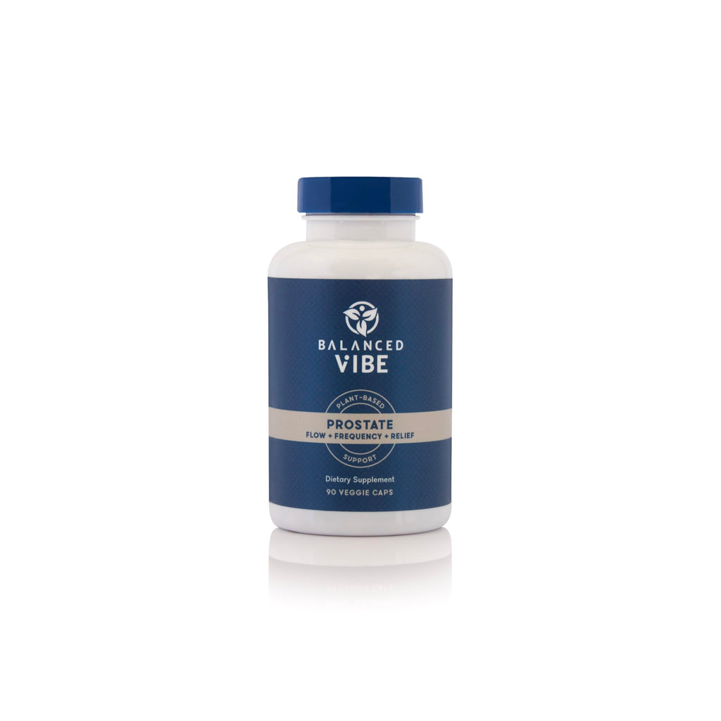 Balanced Vibe Prostate Support – Organic Plant-Based Formula for Men | 90 Vegan Capsules