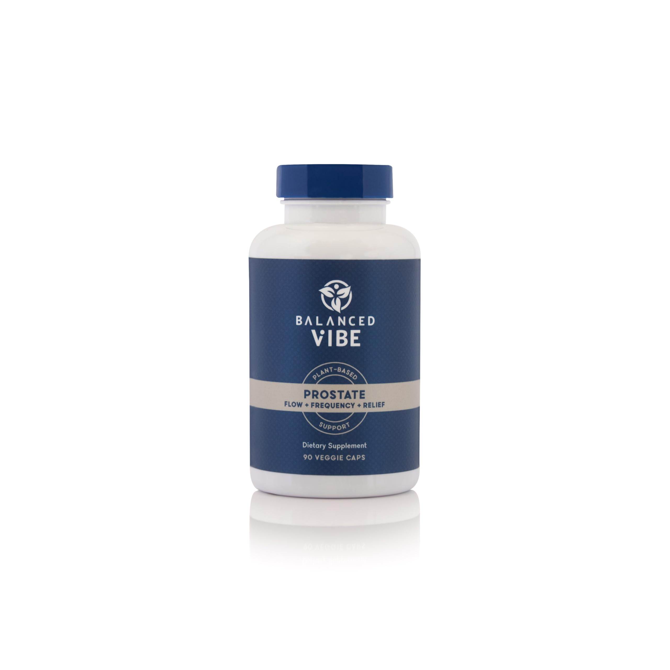 Balanced Vibe Prostate Support – Organic Plant-Based Formula for Men | 90 Vegan Capsules