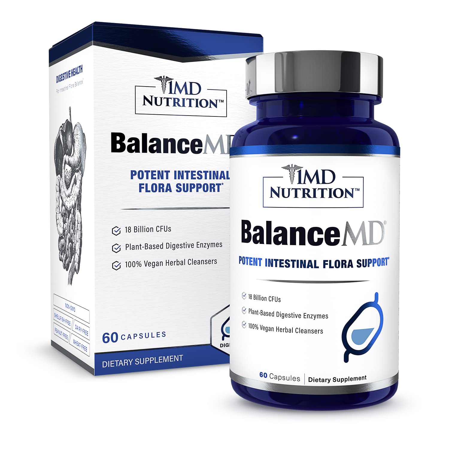 1MD BalanceMD Vaginal Probiotics – Oregano & Lactobacillus