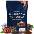 Balincer Mushroom Hot Cocoa Powder - Sleep Support with Reishi, Melatonin & L-Theanine | Vegan, 20 Servings