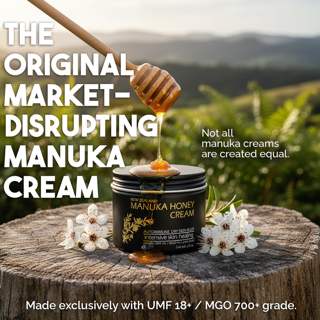 BALM OF GILEAD Manuka Eczema Honey Cream – Sensitive Skin Moisturizer for Eczema, Psoriasis & Dermatitis