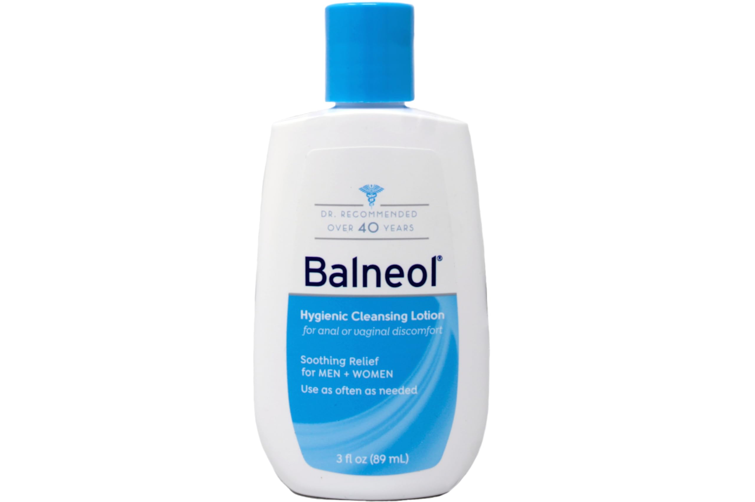 Balneol Hygienic Cleansing Lotion for Sensitive Areas | Gentle, Non-Medicated Relief | USA-Made 3 oz